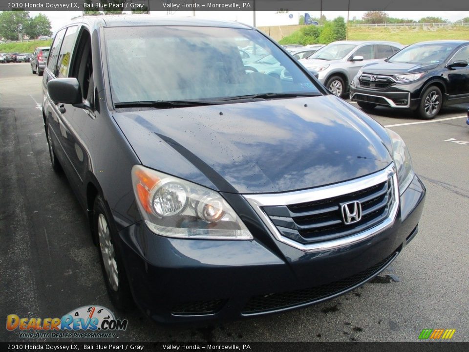 2010 Honda Odyssey LX Bali Blue Pearl / Gray Photo #7