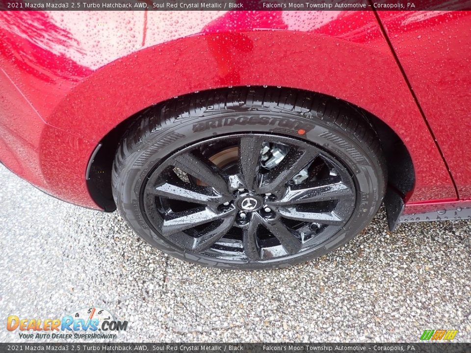2021 Mazda Mazda3 2.5 Turbo Hatchback AWD Soul Red Crystal Metallic / Black Photo #10