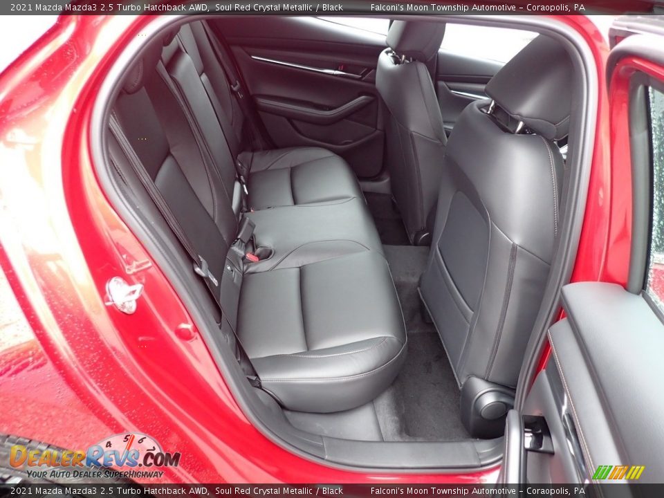 2021 Mazda Mazda3 2.5 Turbo Hatchback AWD Soul Red Crystal Metallic / Black Photo #11