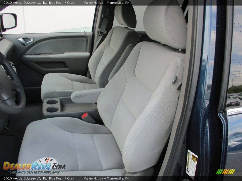 2010 Honda Odyssey LX Bali Blue Pearl / Gray Photo #12