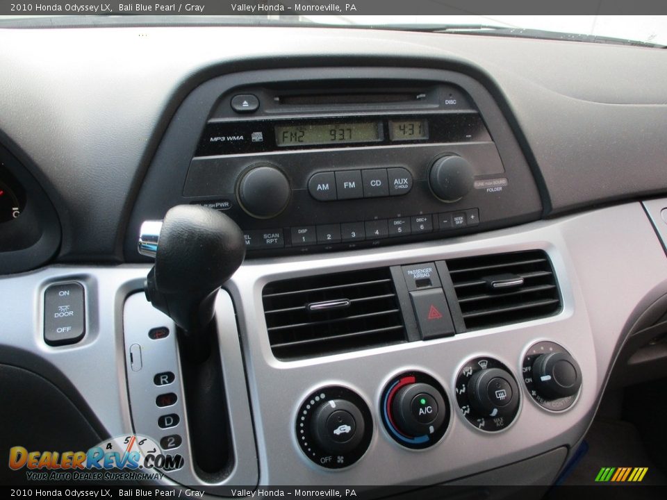 2010 Honda Odyssey LX Bali Blue Pearl / Gray Photo #16