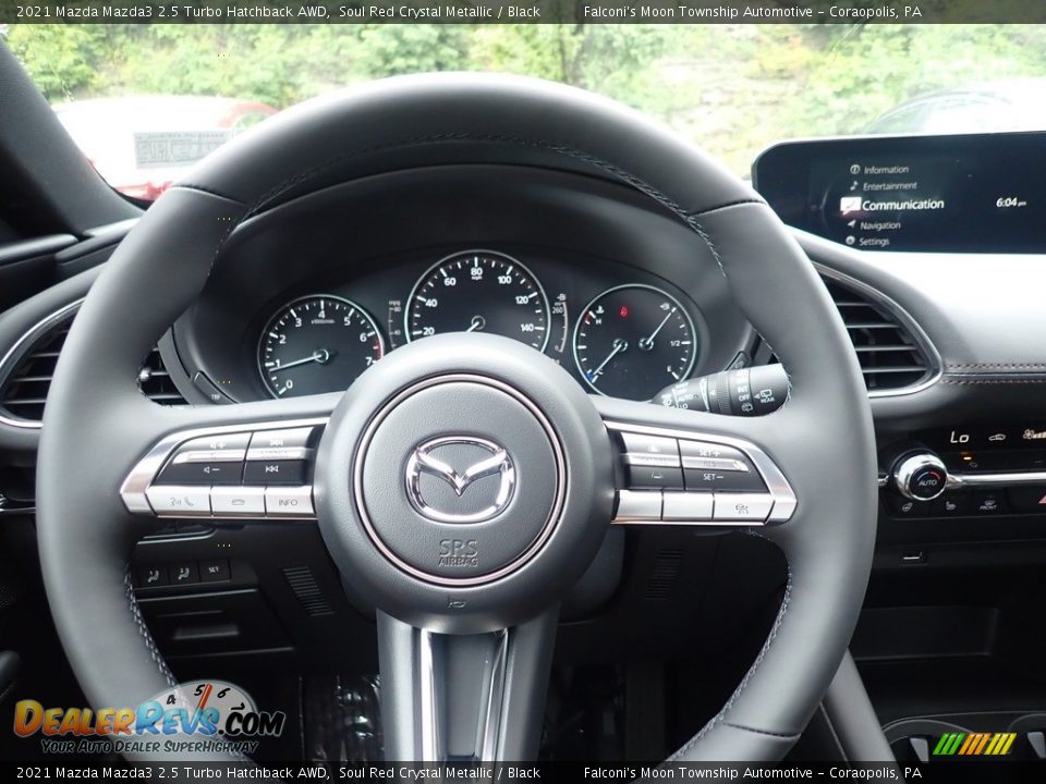 2021 Mazda Mazda3 2.5 Turbo Hatchback AWD Steering Wheel Photo #20