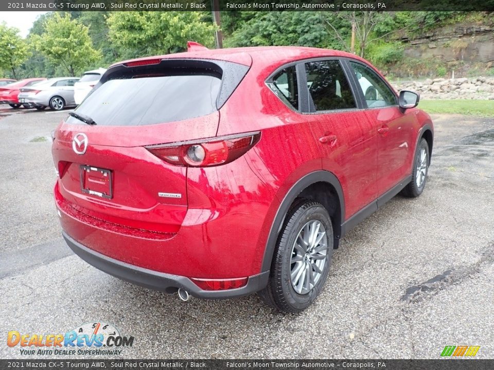 2021 Mazda CX-5 Touring AWD Soul Red Crystal Metallic / Black Photo #2