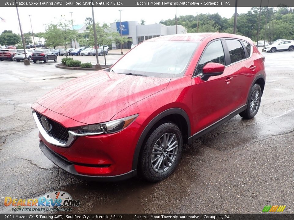 2021 Mazda CX-5 Touring AWD Soul Red Crystal Metallic / Black Photo #5