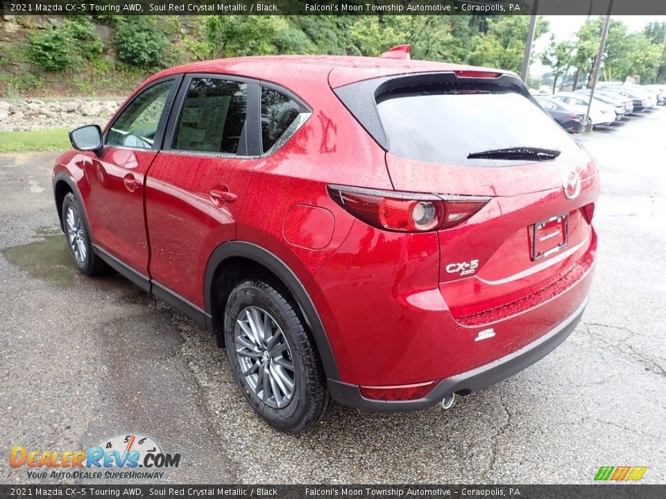 2021 Mazda CX-5 Touring AWD Soul Red Crystal Metallic / Black Photo #7