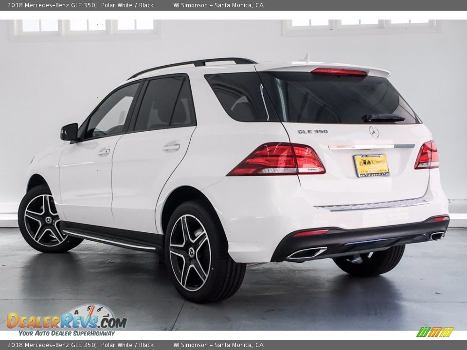 2018 Mercedes-Benz GLE 350 Polar White / Black Photo #3