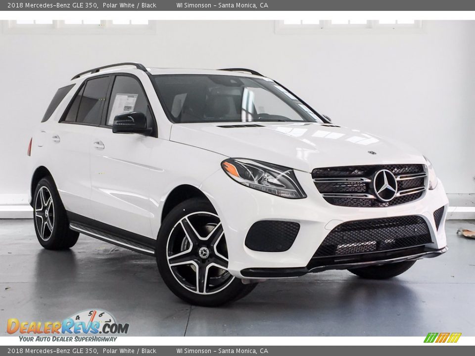 2018 Mercedes-Benz GLE 350 Polar White / Black Photo #12