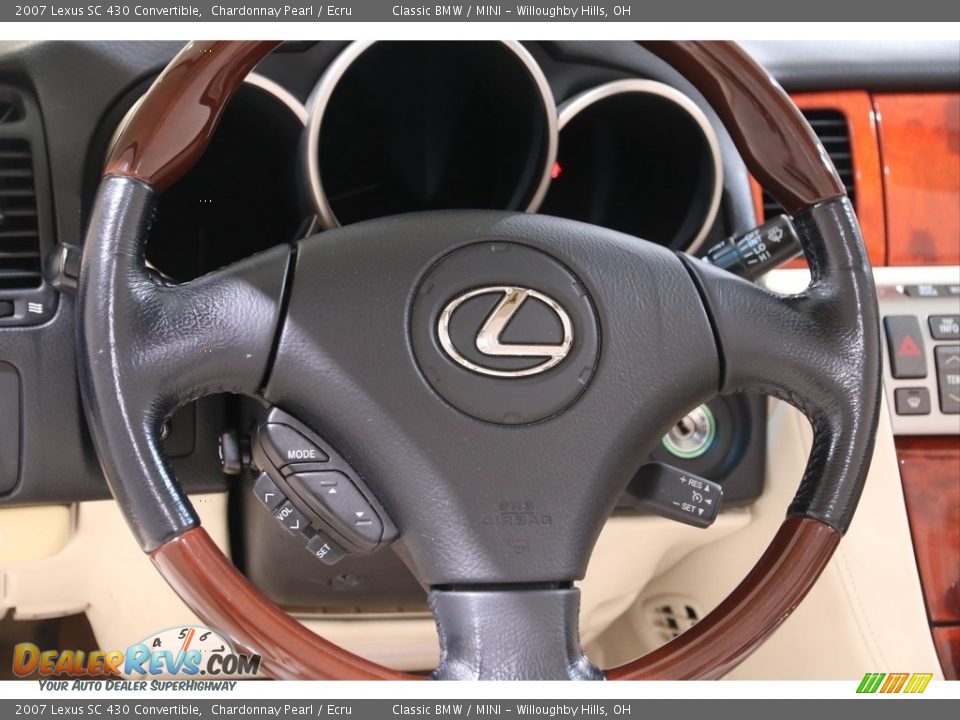 2007 Lexus SC 430 Convertible Steering Wheel Photo #8
