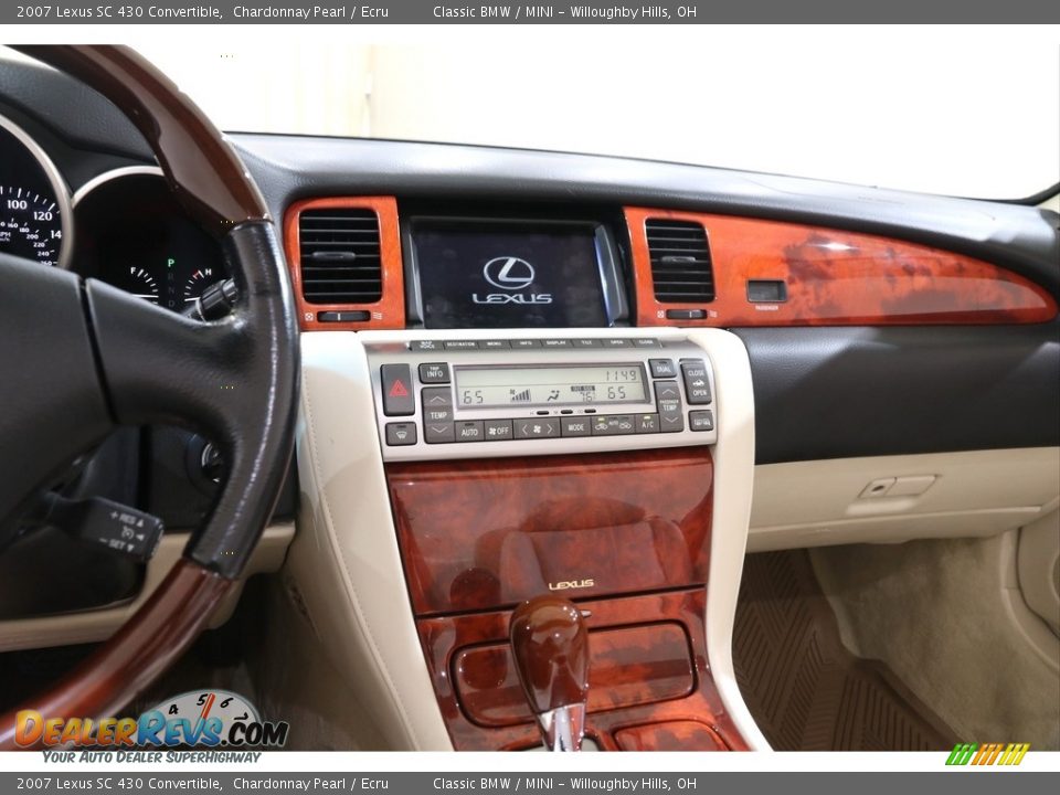 2007 Lexus SC 430 Convertible Chardonnay Pearl / Ecru Photo #11