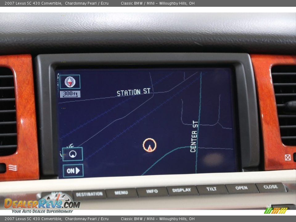 Navigation of 2007 Lexus SC 430 Convertible Photo #12
