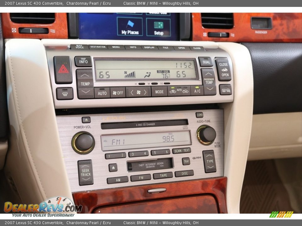 Audio System of 2007 Lexus SC 430 Convertible Photo #17