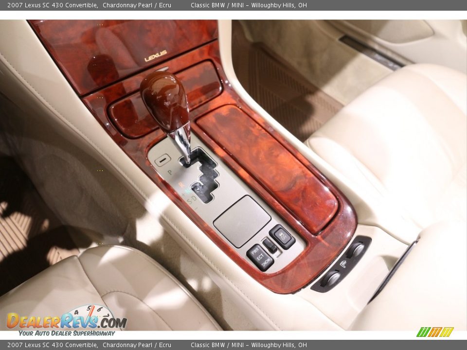 2007 Lexus SC 430 Convertible Shifter Photo #18