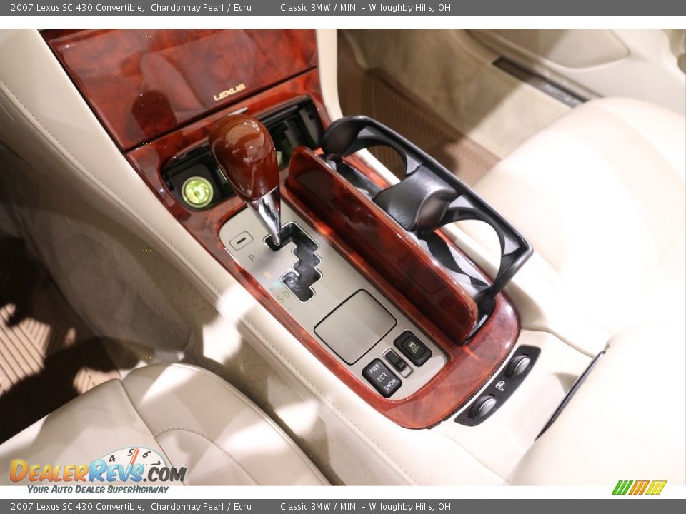 2007 Lexus SC 430 Convertible Chardonnay Pearl / Ecru Photo #19