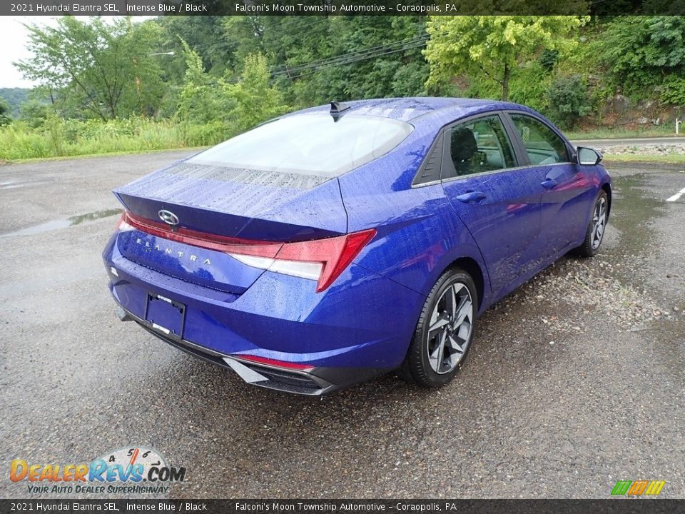 2021 Hyundai Elantra SEL Intense Blue / Black Photo #2