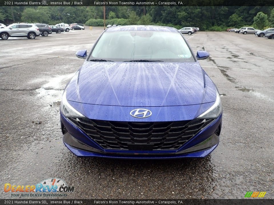 2021 Hyundai Elantra SEL Intense Blue / Black Photo #4