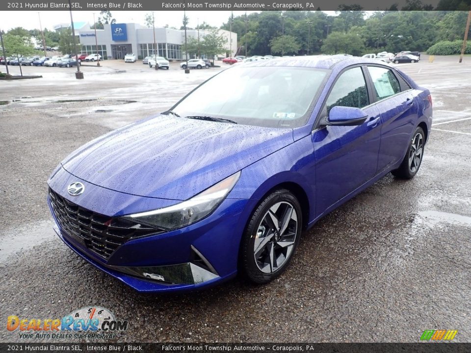 Intense Blue 2021 Hyundai Elantra SEL Photo #5