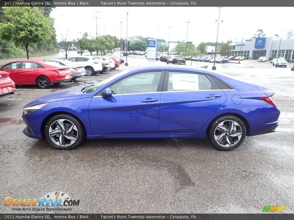 Intense Blue 2021 Hyundai Elantra SEL Photo #6