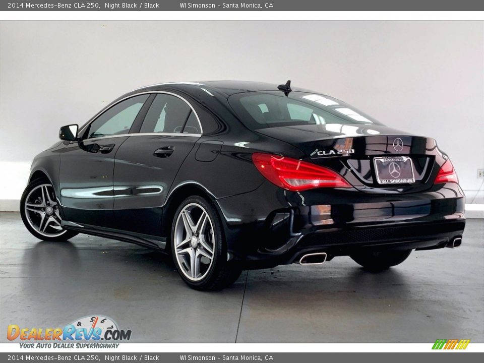 2014 Mercedes-Benz CLA 250 Night Black / Black Photo #10