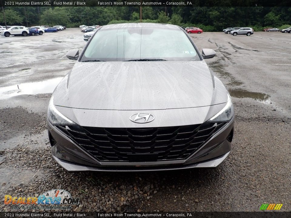 2021 Hyundai Elantra SEL Fluid Metal / Black Photo #4