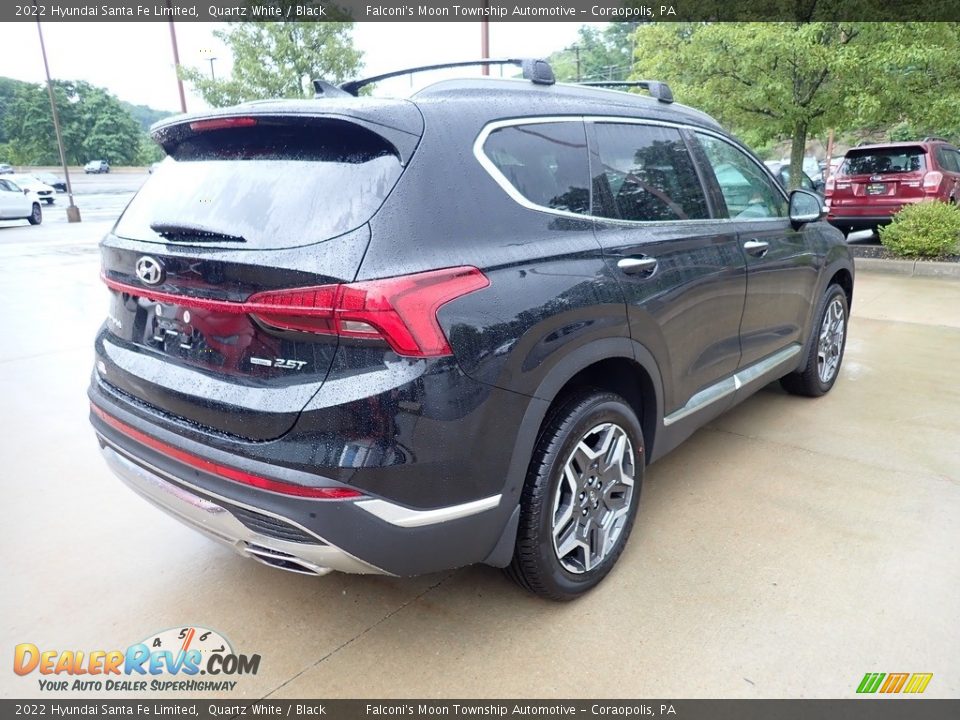 2022 Hyundai Santa Fe Limited Quartz White / Black Photo #2