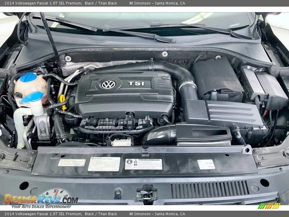 2014 Volkswagen Passat 1.8T SEL Premium 1.8 Liter FSI Turbocharged DOHC 16-Valve VVT 4 Cylinder Engine Photo #9