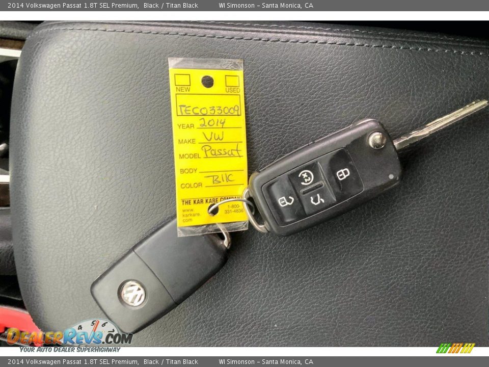 Keys of 2014 Volkswagen Passat 1.8T SEL Premium Photo #11