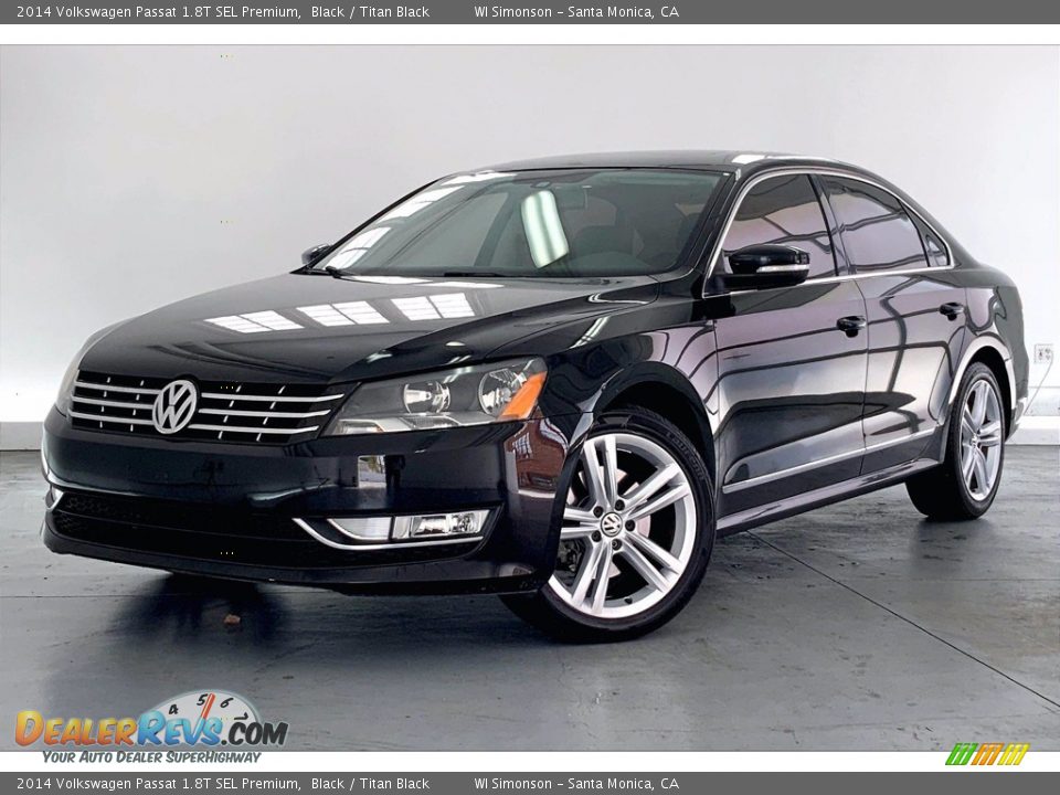 Black 2014 Volkswagen Passat 1.8T SEL Premium Photo #12