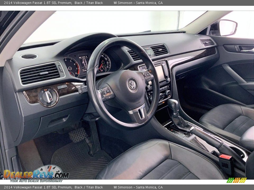 Titan Black Interior - 2014 Volkswagen Passat 1.8T SEL Premium Photo #14