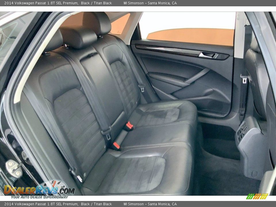 Rear Seat of 2014 Volkswagen Passat 1.8T SEL Premium Photo #19