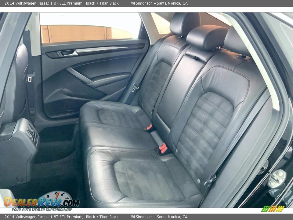 Rear Seat of 2014 Volkswagen Passat 1.8T SEL Premium Photo #20