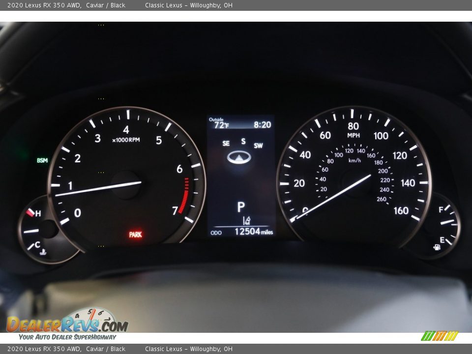 2020 Lexus RX 350 AWD Gauges Photo #8