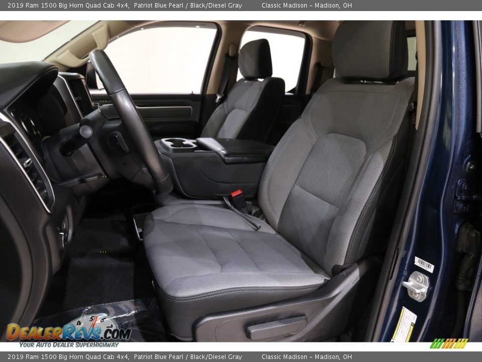 2019 Ram 1500 Big Horn Quad Cab 4x4 Patriot Blue Pearl / Black/Diesel Gray Photo #5
