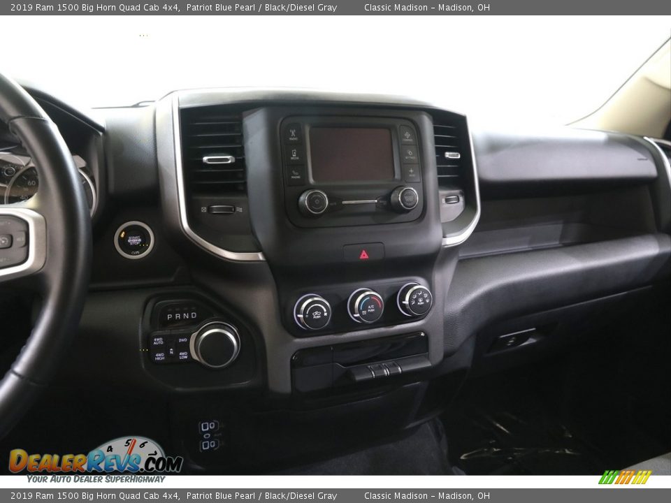 2019 Ram 1500 Big Horn Quad Cab 4x4 Patriot Blue Pearl / Black/Diesel Gray Photo #9