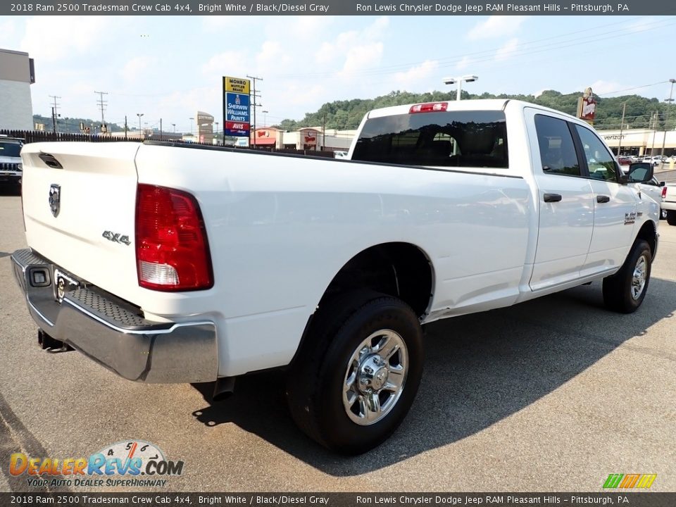 2018 Ram 2500 Tradesman Crew Cab 4x4 Bright White / Black/Diesel Gray Photo #5