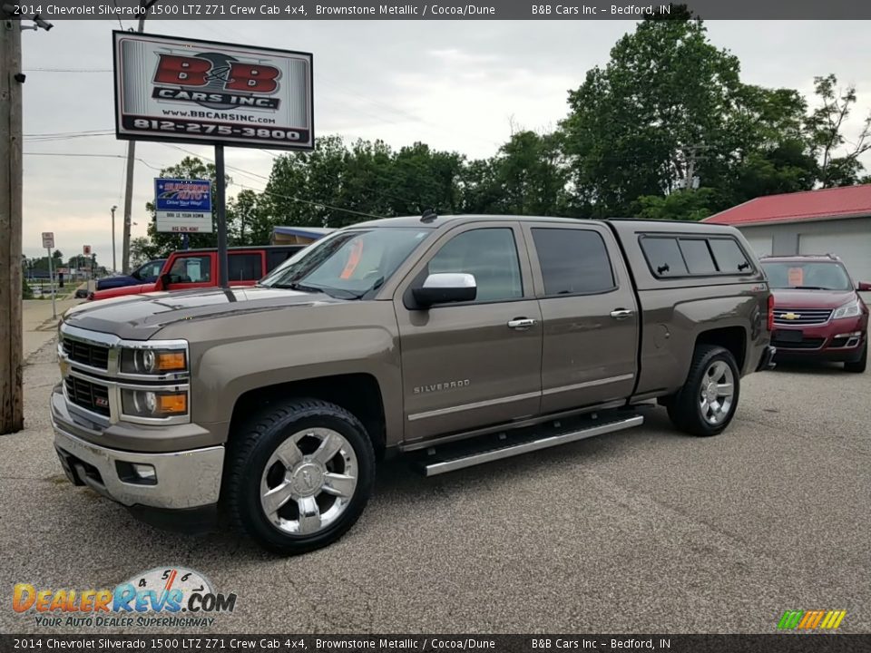 2014 Chevrolet Silverado 1500 LTZ Z71 Crew Cab 4x4 Brownstone Metallic / Cocoa/Dune Photo #1