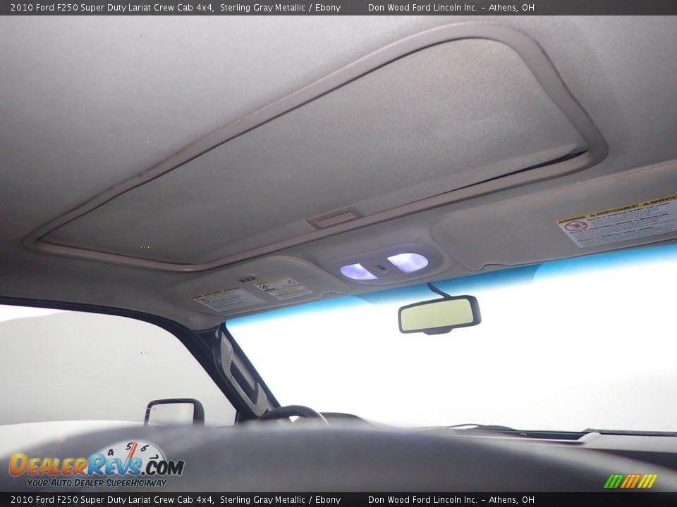 2010 Ford F250 Super Duty Lariat Crew Cab 4x4 Sterling Gray Metallic / Ebony Photo #2