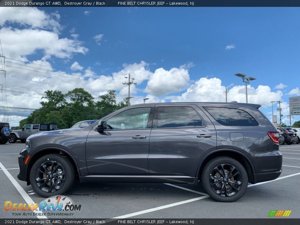 2021 Dodge Durango GT AWD Destroyer Gray / Black Photo #4