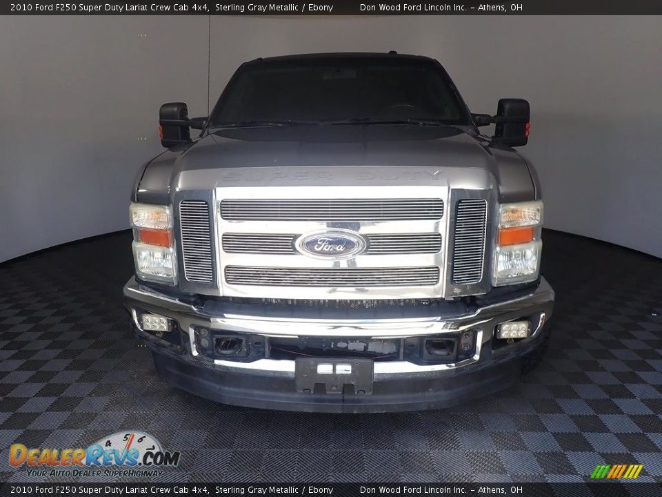 2010 Ford F250 Super Duty Lariat Crew Cab 4x4 Sterling Gray Metallic / Ebony Photo #5
