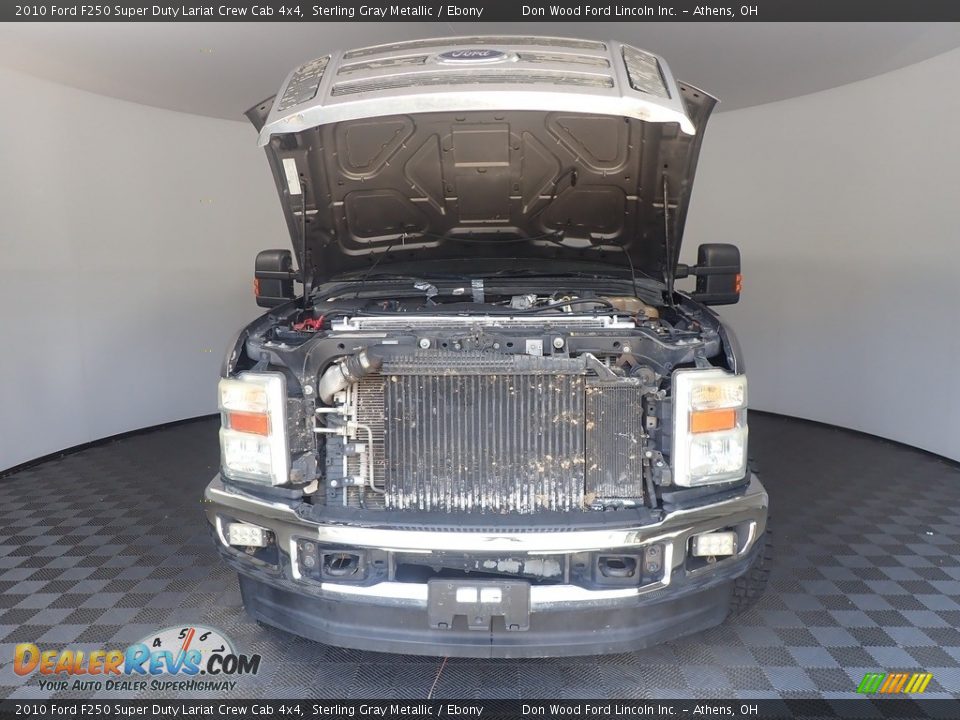 2010 Ford F250 Super Duty Lariat Crew Cab 4x4 Sterling Gray Metallic / Ebony Photo #6