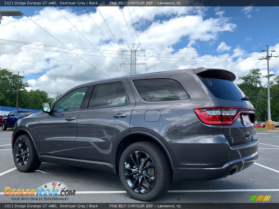 2021 Dodge Durango GT AWD Destroyer Gray / Black Photo #6