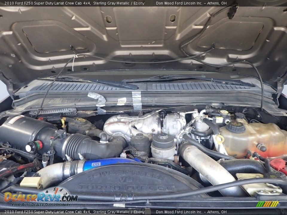 2010 Ford F250 Super Duty Lariat Crew Cab 4x4 Sterling Gray Metallic / Ebony Photo #7