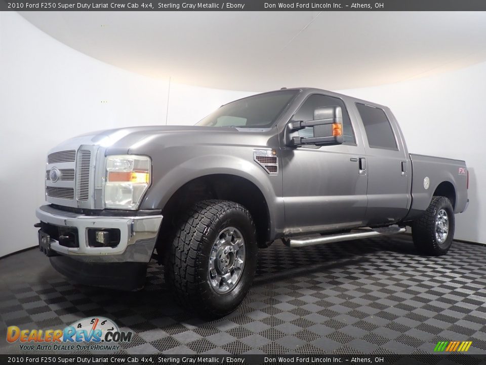 2010 Ford F250 Super Duty Lariat Crew Cab 4x4 Sterling Gray Metallic / Ebony Photo #8