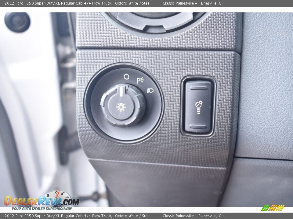 Controls of 2012 Ford F350 Super Duty XL Regular Cab 4x4 Plow Truck Photo #11