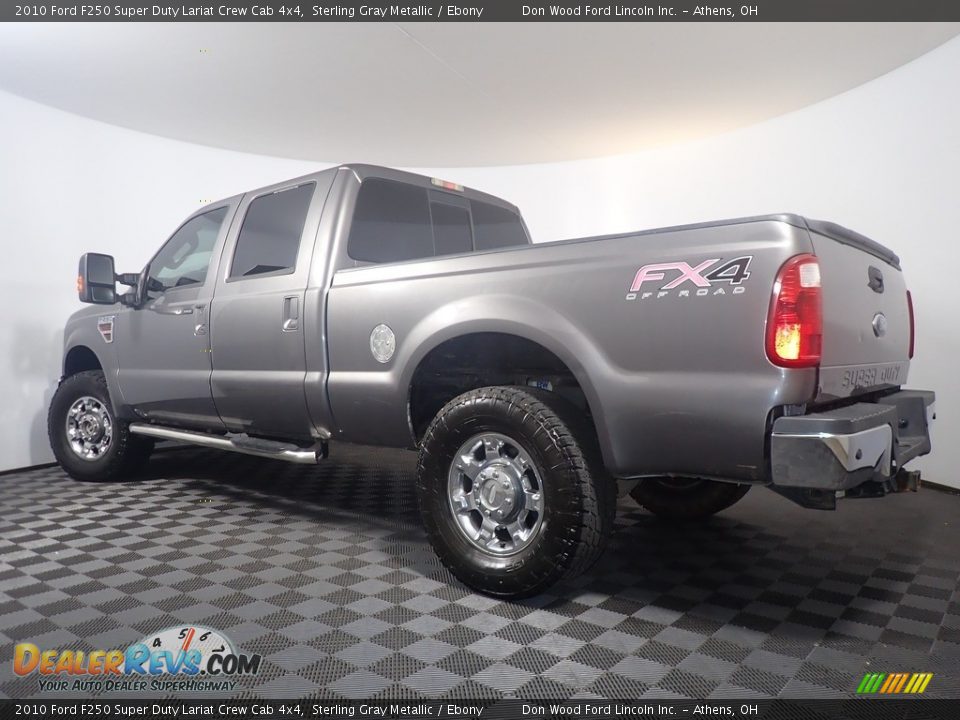 2010 Ford F250 Super Duty Lariat Crew Cab 4x4 Sterling Gray Metallic / Ebony Photo #11