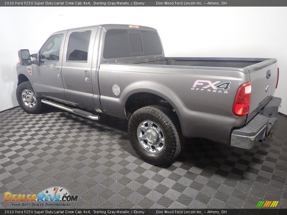 2010 Ford F250 Super Duty Lariat Crew Cab 4x4 Sterling Gray Metallic / Ebony Photo #12
