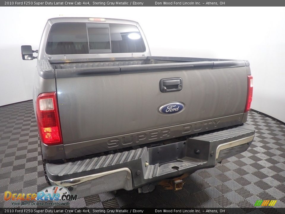 2010 Ford F250 Super Duty Lariat Crew Cab 4x4 Sterling Gray Metallic / Ebony Photo #13