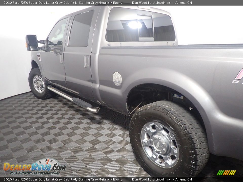 2010 Ford F250 Super Duty Lariat Crew Cab 4x4 Sterling Gray Metallic / Ebony Photo #16