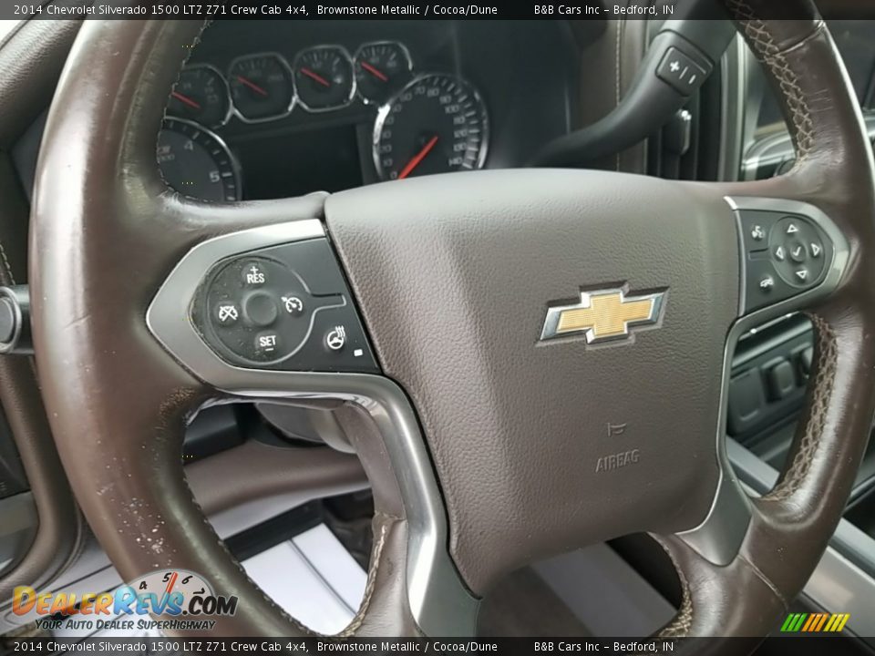 2014 Chevrolet Silverado 1500 LTZ Z71 Crew Cab 4x4 Brownstone Metallic / Cocoa/Dune Photo #15