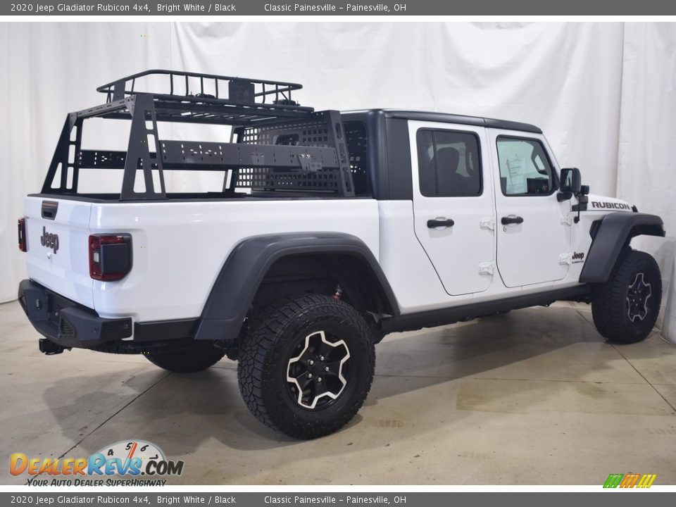 2020 Jeep Gladiator Rubicon 4x4 Bright White / Black Photo #2