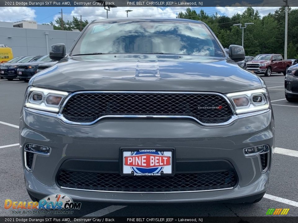 2021 Dodge Durango SXT Plus AWD Destroyer Gray / Black Photo #3